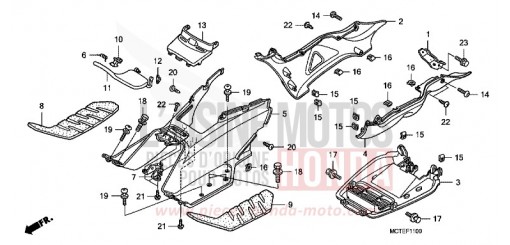 FLOOR STEP/UNDER COVER FJS600A7 de 2007
